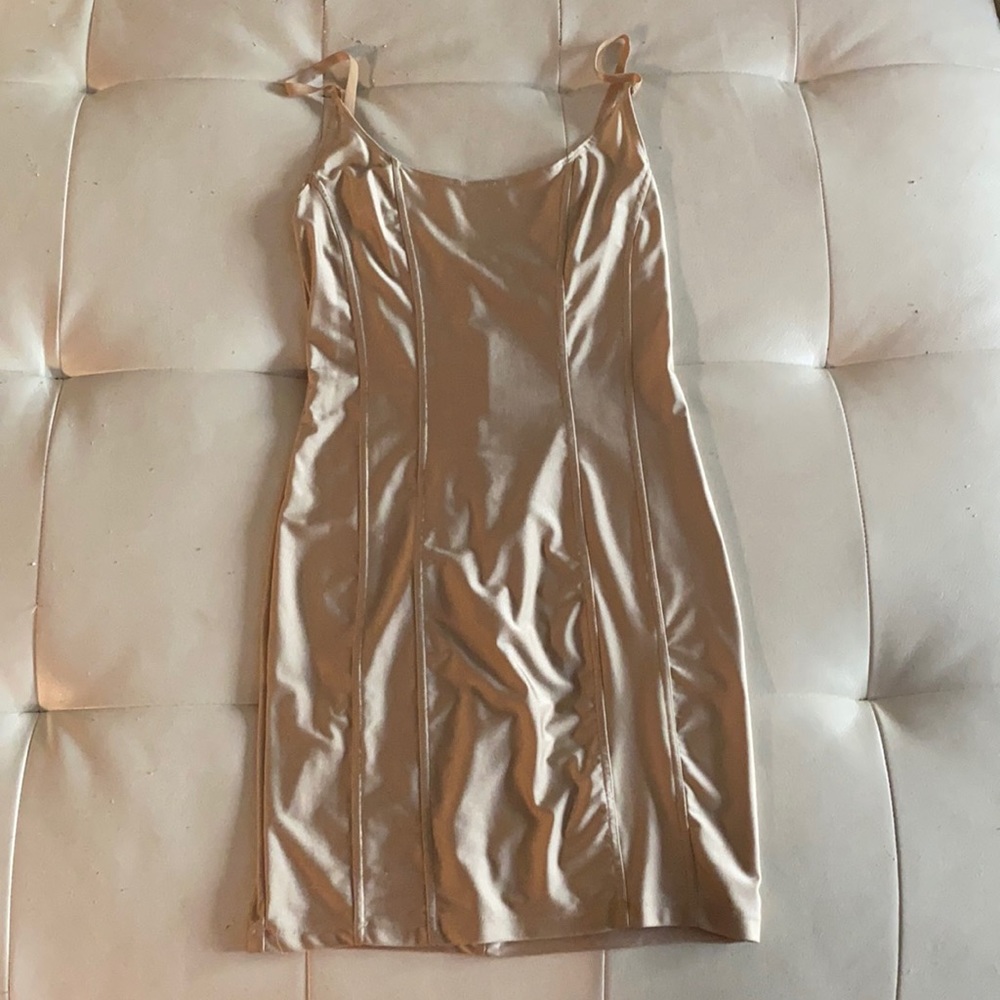 Gold dress